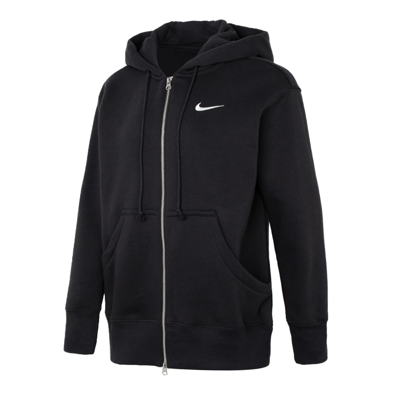 耐克AS W NSW PHNX FLC FZ OS HOODIE女针织连帽夹克-加绒DQ5759-010